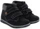 Saxo Blues Botine cu dubla inchidere cu scai Black foto