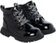 Saxo Blues Botine lacuite cu paiete Black foto