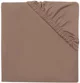 Простыня на резинке Jollein Jersey Milky Coffee, 120x60 см foto