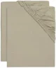 Простыни на резинке Jollein Jersey Olive Green, 120x60 см, 2 шт. foto