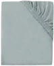 Простыня на резинке Jollein Jersey Sea Green, 120x60 см foto