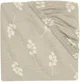 Cearsaf cu elastic Jollein Jersey Twig Olive Green, 120x60 cm foto