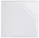 Cearsaf impermeabil din flanel Jollein White, 90x50 cm foto