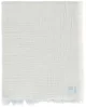 Плед муслиновый Jollein Fringe Stripe Sea Green GOTS, 75x100 см foto