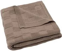 Paturica Jollein Box Knit Milky Coffee GOTS, 75x100 cm