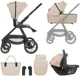 Carucior 3 in 1 KikkaBoo Modena Beige foto