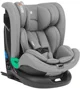 Вращающееся автокресло с изофиксом KikkaBoo i-Roll Light Grey, 40-150 см foto