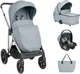 Carucior 3 in 1 KikkaBoo Chiara Grey foto