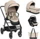 Carucior 3 in 1 KikkaBoo Mia Beige foto