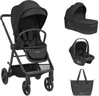 Carucior 3 in 1 KikkaBoo Mia Black foto
