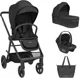 Carucior 3 in 1 KikkaBoo Mia Black foto