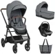 Carucior 3 in 1 KikkaBoo Mia Grey foto