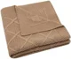 Плед Jollein Check Knit Biscuit, 75x100 см foto