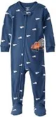Carter's Pijama din bumbac Blue Construction foto