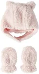 Carter's Комплект 2 в 1 Sherpa Pink - шапочка и варежки foto