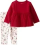 Carter's Set 2 piese Christmas Red Tulle - bluza cu tul si pantaloni foto
