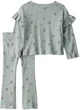 Carter's Set 2 piese Green Floral - bluza si pantaloni foto