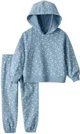 Carter's Set 2 piese Blue Floral - hanorac cu gluga si pantaloni foto