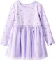 Carter's Платье с длинными рукавами и тюлем Purple Heart foto