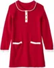 Carter's Хлопковое платье с длинными рукавами Christmas Red foto