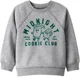 Carter's Hanorac Crew Sweatshirt Grey Cookies foto