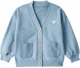 Carter's Хлопковый кардиган на пуговицах Terry Blue Heart foto
