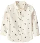 Carter's Camasa din bumbac Ivory Winter Forest foto
