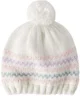 Carter's Caciulita cu pompom White Stripe Pom foto