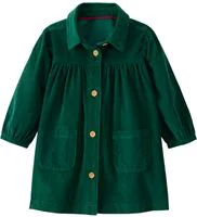Carter's Бархатное платье с длинными рукавами Green Solid Corduroy