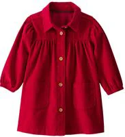 Carter's Бархатное платье с длинными рукавами Red Solid Corduroy foto