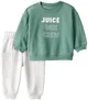 Carter's Set 2 piese Juice Box Green - hanorac si pantaloni foto