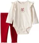 Carter's Комплект 2 в 1 Christmas Candy Cane-Bow - боди и штаны foto