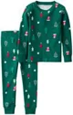 Carter's Pijama din bumbac Christmas Tree foto