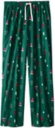 Carter's Pantaloni pentru adulti unisex din fleece Green Christmas Tree, marimea XS foto