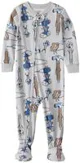 Carter's Pijama din bumbac cu botosei Grey Tool foto
