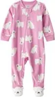 Carter's Pijama din fleece cu botosei Polar Bear foto
