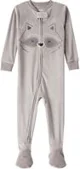 Carter's Pijama Velboa Grey Racoon Face foto