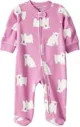 Carter's Pijama din microfleece cu botosei Pink Polar Bear foto