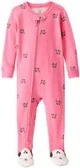 Carter's Pijama din bumbac cu botosei Pink Dalmation foto