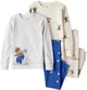 Carter's Set 2 pijamale Grey-Ivory Woodland foto