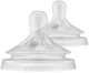 Tetine din silicon Philips Avent Natural Response flux lent (0+ luni), 2 buc. foto