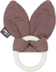 Силиконовый прорезыватель Jollein Bunny Ears Chestnut foto