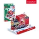 3D Puzzle CubicFun Trenul de Craciun, 46 piese foto