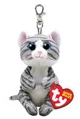 Breloc TY Beanie babies Pisicuta Mitzi, 12 cm foto