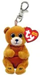 Breloc TY Beanie Babies Ursuletul Duncan, 12 cm foto