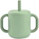 Cana de antrenament cu pai Beaba Sage Green (8+ luni), 170 ml foto