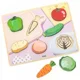 Puzzle tactil Viga Toys Legume, 7 piese foto