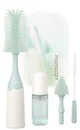 Perie pentru biberoane care genereaza spuma Momcozy Push-Press Green foto
