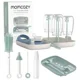 Set pentru curatarea biberoanelor 7 in 1 Momcozy Green foto