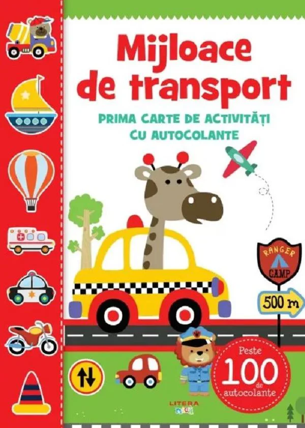 Mijloace de transport. Prima carte de activitati cu autocolante foto